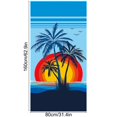 thumbnail image 3 of EUDIDV Absorbent Fine Fiber Double-sided Velvet Beach Towel With Drying And Water Absorption Digital Printing Sun Protection Shawl Swimming Bath Towel Quick Dry, 3 of 7
