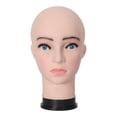 thumbnail image 3 of Zentra Female Mannequin Head Manikin Head Wig Display Display Model for Cap Hats Makeup white, 3 of 10