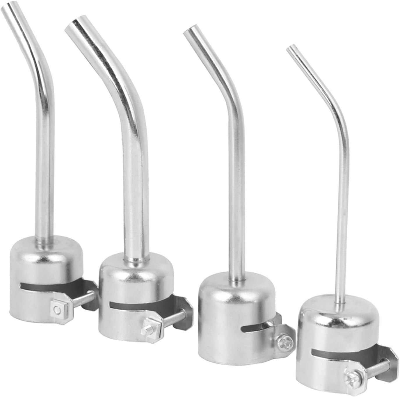 RVKXHD Heat Gun Nozzle, Heat Gun Tips, Aluminum Alloy Hot Air Gun Nozzle, 4PCS Soldering Nozzle, Air Heaters Nozzle, Heat Gun Accessories Compatible with 850 850A 850B