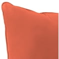 thumbnail image 6 of Jordan Manufacturing Sunbrella 46.5" x 24" Canvas Brick Red Solid Rectangular Outdoor Deep Seat Chair Cushion Set with Welt, 6 of 11