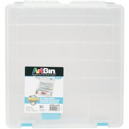 UPC: 0071617004767 | ArtBin Tarnish Inhibitor Super Satchel 8-20 Compartment -15 X14 X2 Translucent