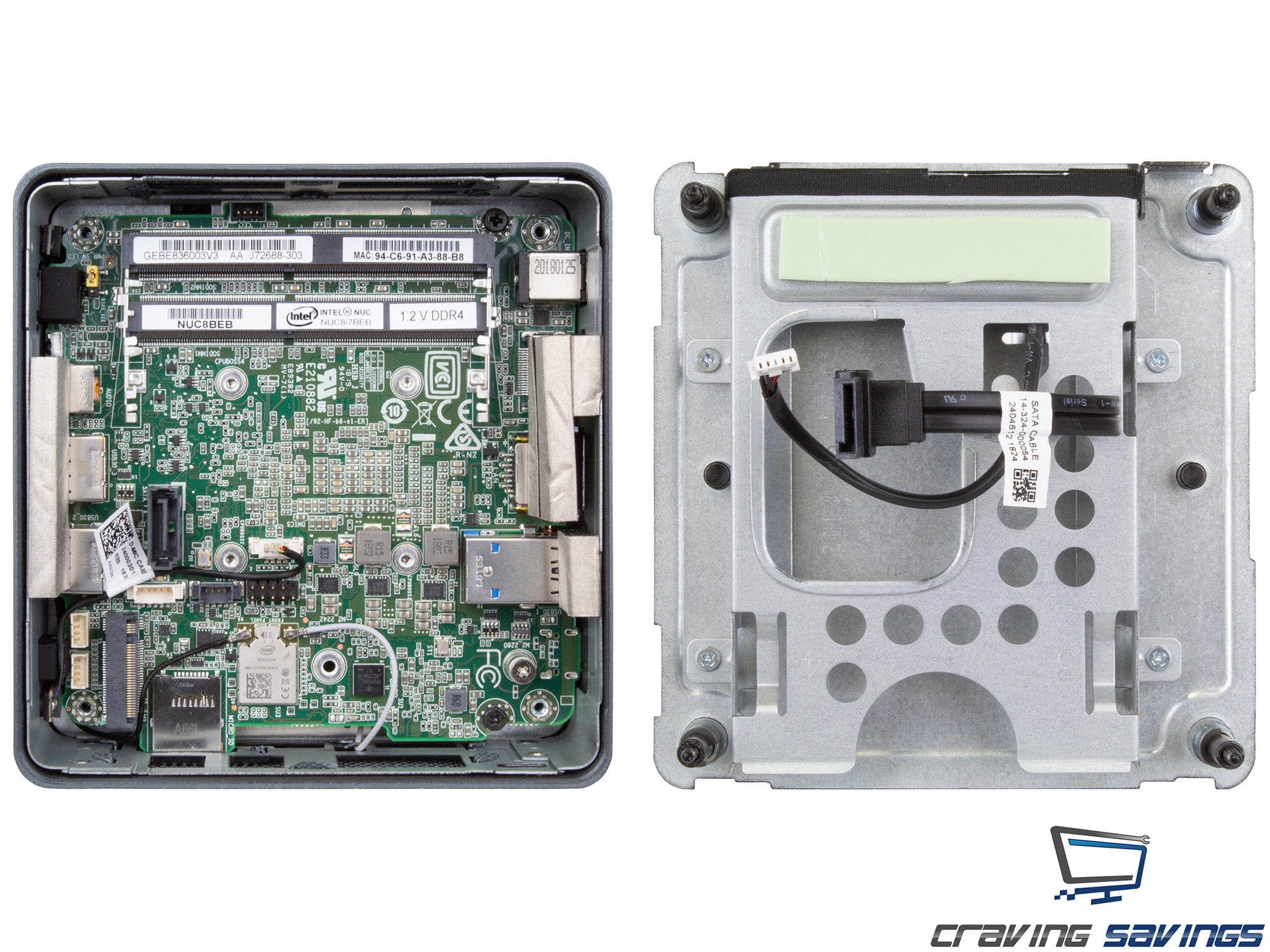 Intel NUC BOXNUC8i3BEH i3-8109u 8GB 240GB Win11Pro Office 現状品