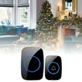 thumbnail image 2 of erfcxs Smart Home Wireless Doorbell Kit with Digital Chime Remote Notification Long Range Easy Installation Battery Powered No Wiring Required, 2 of 8