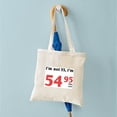 thumbnail image 6 of CafePress - Funny Tax 55Th Birthday Tote Bag - Unisex Canvas Tote Bag, Beige, 1-Piece, 6 of 8
