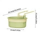 thumbnail image 2 of Escurridor de cocina con separador, desagüe colgante para fregadero, diseño metálico de 2 tiras, filtro de alimentos, limpieza de frutas, fácil de instalar, duradero, para la cocina del, 2 of 8