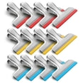 thumbnail image 1 of Clips para bolsas de patatas fritas HOUSE AGAIN de acero inoxidable con silicona, paquete de 3 pulgadas y 12, 1 of 9