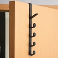 thumbnail image 7 of Portable Door Hanger Multifunctional FiveSection Hook Door Coat-White, 7 of 7