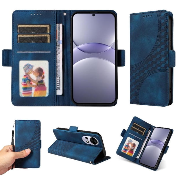 Funda GANGXUN para Huawei Nova 14 con diseño acolchado elegante, cuero PU, protección total y ajuste preciso