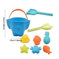 thumbnail image 3 of YWIYIUD 6PCS Reusable Beach Toy Set with Sand Bucket Shovel and Cute Model for Beach Backyard Park Pool and Outdoor Activities Practical Beach Interactive Toys for Parent and Teens, 3 of 7