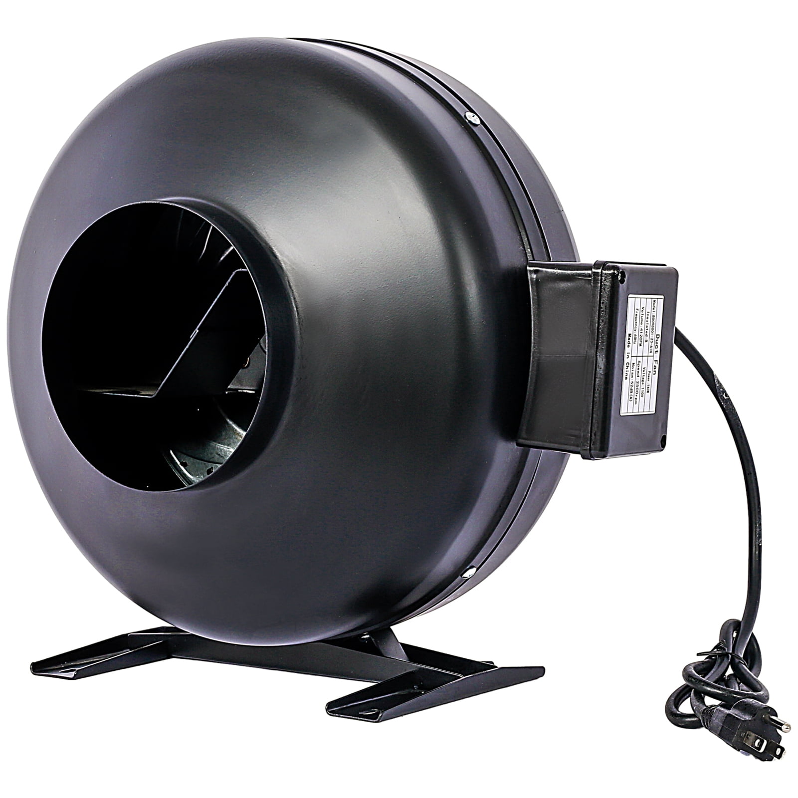Faitaliicy 6 Inch Inline Duct Fan Low Noise Steel Ventilation Exhaust Fan With Quiet Motor For Cooling Booster Grow Tents Hydroponics