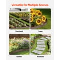 thumbnail image 6 of VEVOR Steel Landscape Edging, 5 Packs 39 x 3 in Rust-Resistant Metal Landscape Edging, Bendable Garden Edging Border, Heavy Duty Lawn Edging, Easy-to-Install, Flower Bed Yard Pathway Divider Brown, 6 of 9