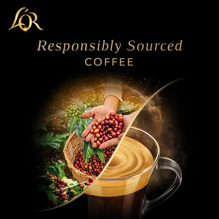 L'OR Espresso Capsules, 100 Count Espresso Onyx, Single-Serve Aluminum  Coffee Capsules Compatible with the L'OR BARISTA System & Nespresso  Original