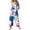 Dark Blue(American Flag Stars), variant on 4th of July Jumpsuits for Women Independence Day American Flag Stars Sleeveless Jumpsuits Rompers Casual Adjustable Strap Jumpsuits Baggy Overalls Royal Blue L