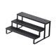 thumbnail image 2 of Expositor de madera, organizador de joyas, escalera de madera, alféizar de ventana sencillo, soporte para plantas Negro, 2 of 9