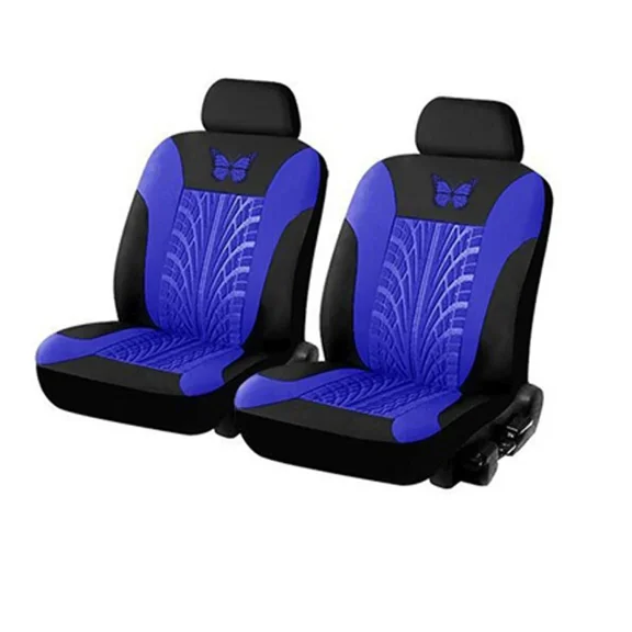 Car Seat Cover Full Set, Universal Butterfly Pattern Embroidery Auto Seat Cover Set
