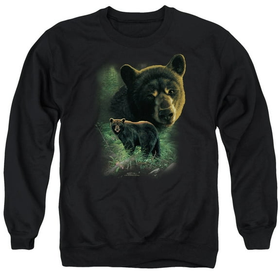 Wildlife - Black Bears - Crewneck Sweatshirt - Medium