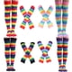 thumbnail image 1 of Set de disfraces Barrlves, 4 juegos de calcetines y guantes a rayas para mujer, 1 of 7