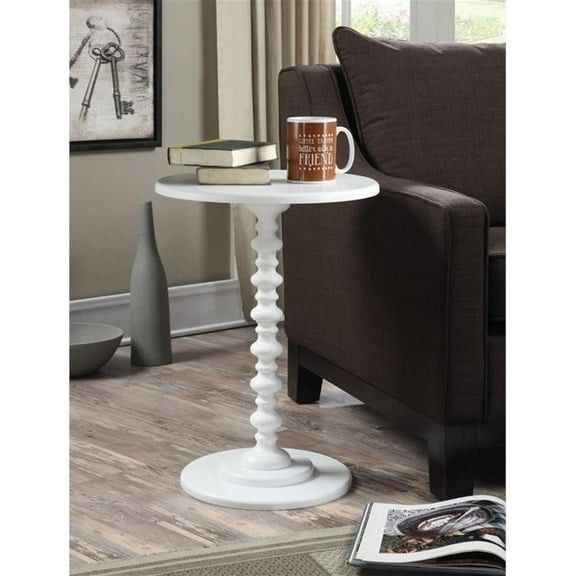 Pemberly Row Spindle Table in White