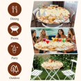 thumbnail image 7 of Orange Fall Round Tablecloth, Fitted Table Cover with Elastic for 36"-44" Round Tables, Thanksgiving Pumpkins Sunflower Yellow Table Cloth Outdoor Indoor Dinning Party Waterproof Tablecloths, 7 of 7