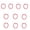 Red thickened headba, variant on 10Pcs Plain Headband Soft Hair Hoop Headbands with Spring Hair Hoop Plain Headband Soft Crafting