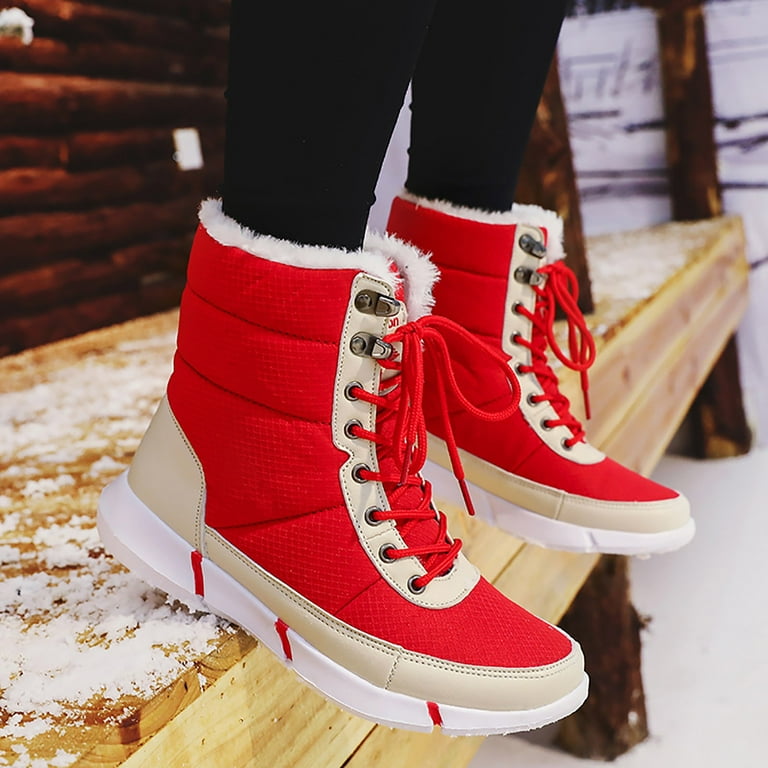 Sorel boots 2025 red laces