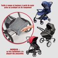 thumbnail image 5 of ZHAOCHENG Parasol universal para cochecito, 1 parasol para cochecito, capota anti-UV UPF50+, parasol ajustable para capazo | Bolsa de almacenamiento incluida, 5 of 5
