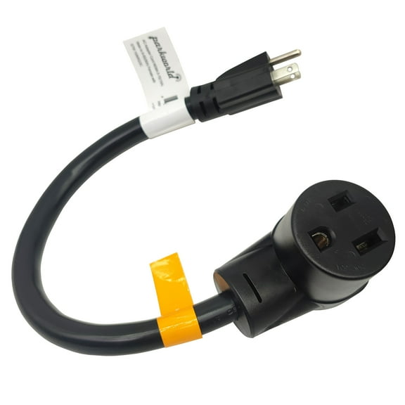 Parkworld 691814A Welding 15A to 50A Adapter Cord 5-15 Male Plug to Welding 6-50 Female Receptacle 1.5FT