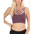 thumbnail image 4 of KOGMO Women's Lightweight Seamless Triple Criss-Cross Front Bralette (No Pad), 4 of 5