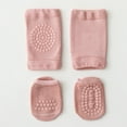 thumbnail image 2 of Krdevn Baby Crawling Sports Knee Pads Baby Floor Socks Toddler Socks Set, 2 of 3