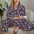 thumbnail image 6 of Naloa Gnomes And Houses Pajamas for Women Set, Womens Pajama Sets, Lounge Sets for Women, 2pjs for Women-X-Large, 6 of 7