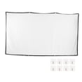 thumbnail image 2 of Portable Movie Screen, 16:9 Projector Screen 160 Degree Wide Viewing Angle  for 3D DLP Projector for Outdoor Indoor 120 Inch, 2 of 7