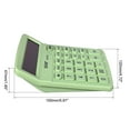 thumbnail image 2 of Unique Bargains Talking Calculator 12 Digits Large LCD Display Home Office Desktop Calculator Light Green, 2 of 7