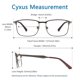 thumbnail image 3 of Cyxus Filtro de Luz Azul Gafas Lentes de Computadora para Hombres y Mujeres Anti Tensión de Ojos Bloquear Ultravioletas Lentes Claros Cyxus Style, 3 of 8