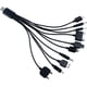 thumbnail image 1 of Cable cargador USB universal BRILLAR 10 en 1 para iPod iPhone PSP Cámara Nokia Blackberry 2 piezas, 1 of 5