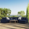 thumbnail image 3 of Commix 7-Piece Outdoor Patio Sectional Sofa-EEI-5591, 3 of 13