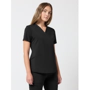 Scrubstar Ultimate Women’s Antimicrobial Welt Pocket V-Neck Scrub Top, Sizes XS–3XL