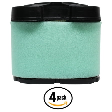 4-Pack Replacement for Briggs & Stratton 40H777-0122-G1 Engine Air Filter Cartridge - Compatible with Briggs & Stratton 792105 Filter