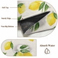 thumbnail image 6 of 3'x5' Area Rugs, Yellow Lemons Indoor Outdoor Area Rug for Living Room Bedroom, Summer Citrus Fruits Leaves Country Vintage Washable Bathroom Rugs Kitchen Floor Carpet Mats Home Decor Aesthetic, 6 of 8