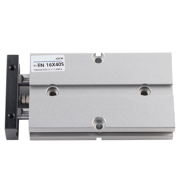 Aviviva Course Double Tige Double Effet Aluminium pneumatique 1 pc 16mm alésage Double Tige Double Effet Alliage d'aluminium vérin pneumatique pneumatique(TN16 x 40)