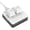White_English version, variant on Ergonomic 2 Mechanical Gaming Keyboard, Small USB Programmable Keypad with Color Backlighting for Designers