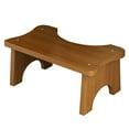 thumbnail image 1 of Ergonomic Wooden Toilet Stool: Non-Slip, Space-Saving Design for Comfort!, 1 of 8