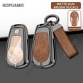 thumbnail image 5 of For NIO A 4 buttons key case ET7 ET5 EC6 ES6 ES8 EP9 Smart Remote Keyless Protected Zinc alloy+leatherAccessories Car key Cover, 5 of 25
