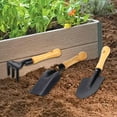 thumbnail image 1 of Mini herramientas de jardín de jardinería Pequeño kit de jardinería Herramientas de plantas Palabra Palabos de rastrillo Juego para macetas de balcón, 1 of 8