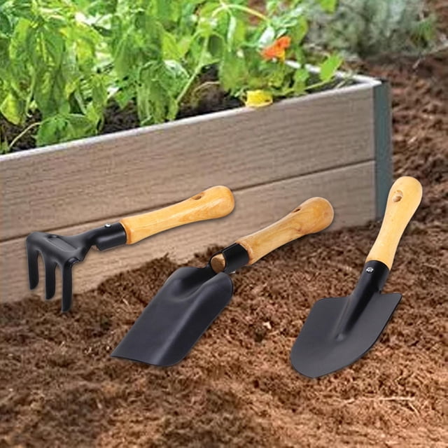 Mini herramientas de jardín de jardinería Pequeño kit de jardinería Herramientas de plantas Palabra Palabos de rastrillo Juego para macetas de balcón
