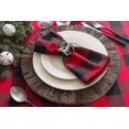 thumbnail image 4 of 2026 Buffalo Check Classic Farmhouse Tablecloth, 60x84, Red & Black, 4 of 5