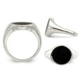thumbnail image 2 of 1.80 Carat (ctw) Black Onyx Inlay Ring  in Sterling Silver, 2 of 4
