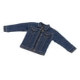 thumbnail image 3 of Fashion 1/12 Denim Jacket Miniature Clothing for 6in Figures Body Doll Model, 3 of 8
