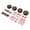 Red, variant on Metal Assembly RC Car Upgrade Kit Steering Parts Reinforced Construction for MN82 MN82S 112 Off Road Model Hobbyists