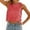 Z-Red842, variant on JIAYUE Women's Tank Tops Solid Color Sleeveless Stylish For Everyday And Vacation Wear Round Neck Design With Rope Detail Suitable For Summer Classic Female Vest
