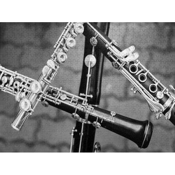 wooden puzzle Musical Clarinets Intelligent Game Fit togather a magic Art for home Decoration or Prensent 300 pieces